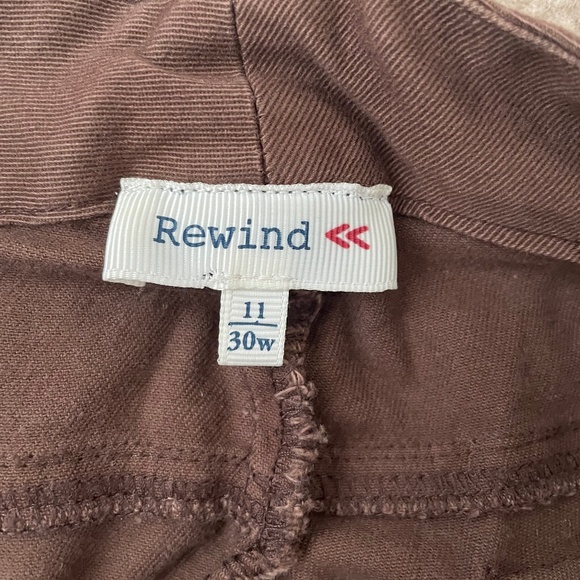 Rewind Brown Cargo Pants - Picture 3 of 3